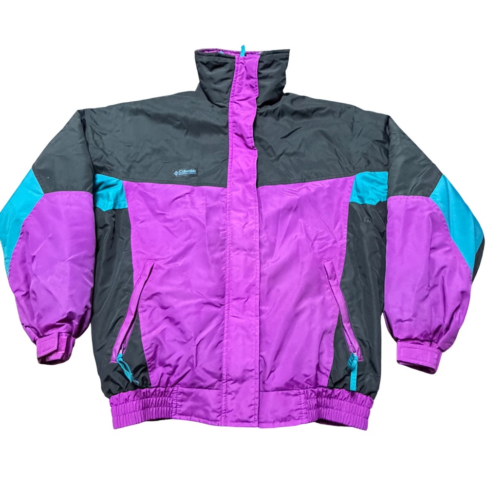 Vintage Columbia Avalanche Ski‎ Jacket Colorblock Winter Coat Women's Small